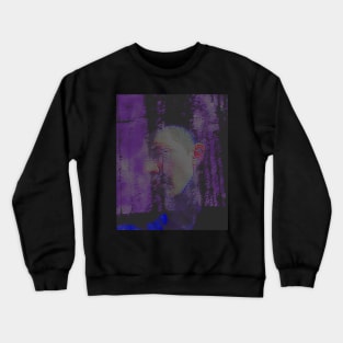 Portrait, digital collage and special processing. Masterpiece. Man looking to car window, reflection. Dim. To exist. Crewneck Sweatshirt